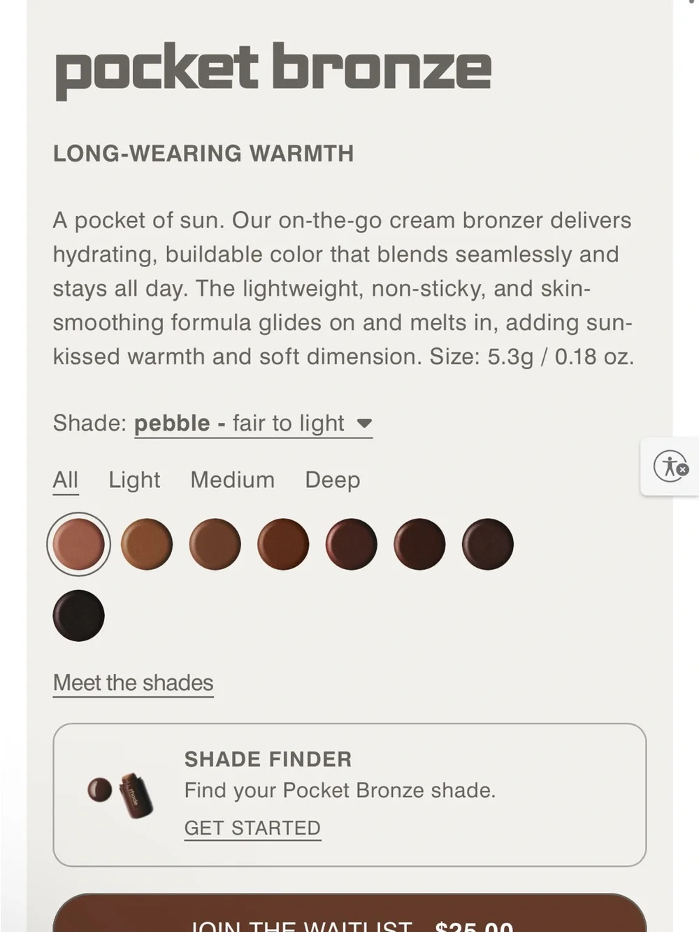 rhode pocket bronze pebble